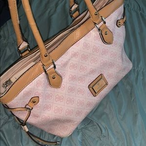 Pink Guess Shoulder Purse